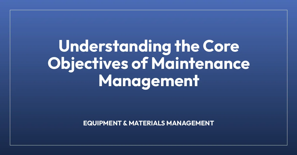 Equipment & Materials Management | Hospitality.Institute